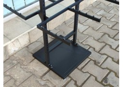 Стійка для продажу білизни чорна матова 1360×600×650 мм — купити торгове обладнання